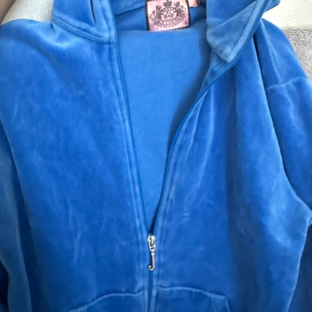 Juicy Couture Royal Blue Velour Jacket